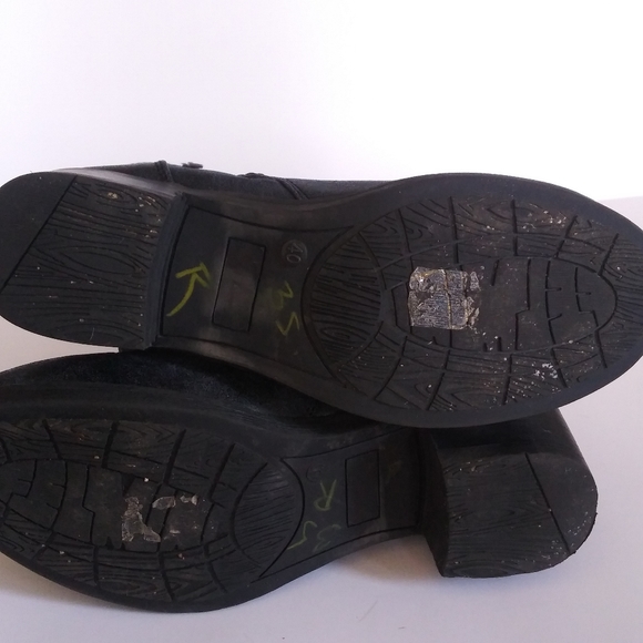 G.C. shoes "rudy" cowboy/moto boot w/stacked heel - Picture 6 of 8